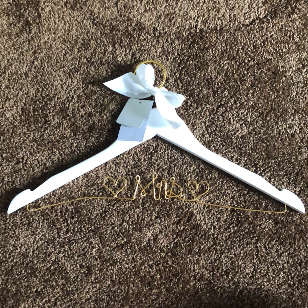 Mrs. Wedding dress hanger